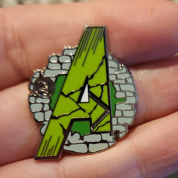Disney Jewelry - (5 For $30) Disney Pin Marvel Avengers Hulk Green Logo Pin